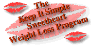 KISS safe simple sane weight loss program Logo!